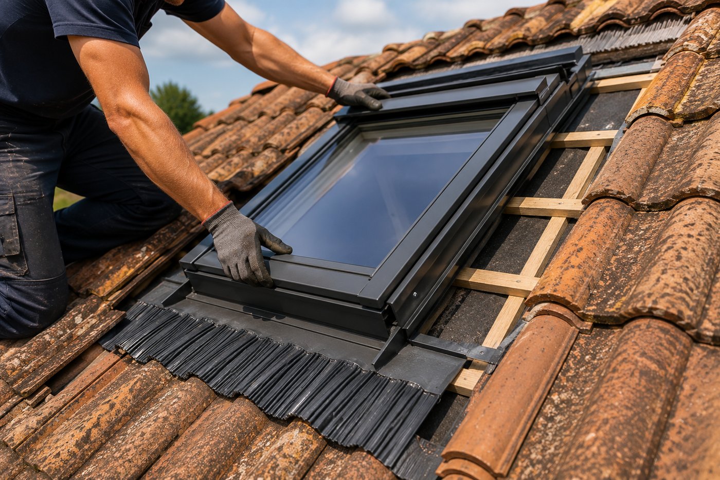 Installation et remplacement de Velux par LD Couverture David Labille à Bucey-en-Othe